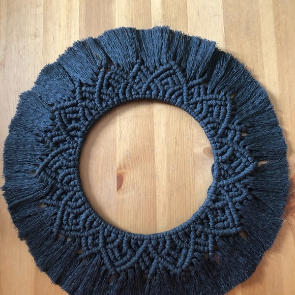 Handcrafted Macrame Circle Decor - Picture 5 of 6